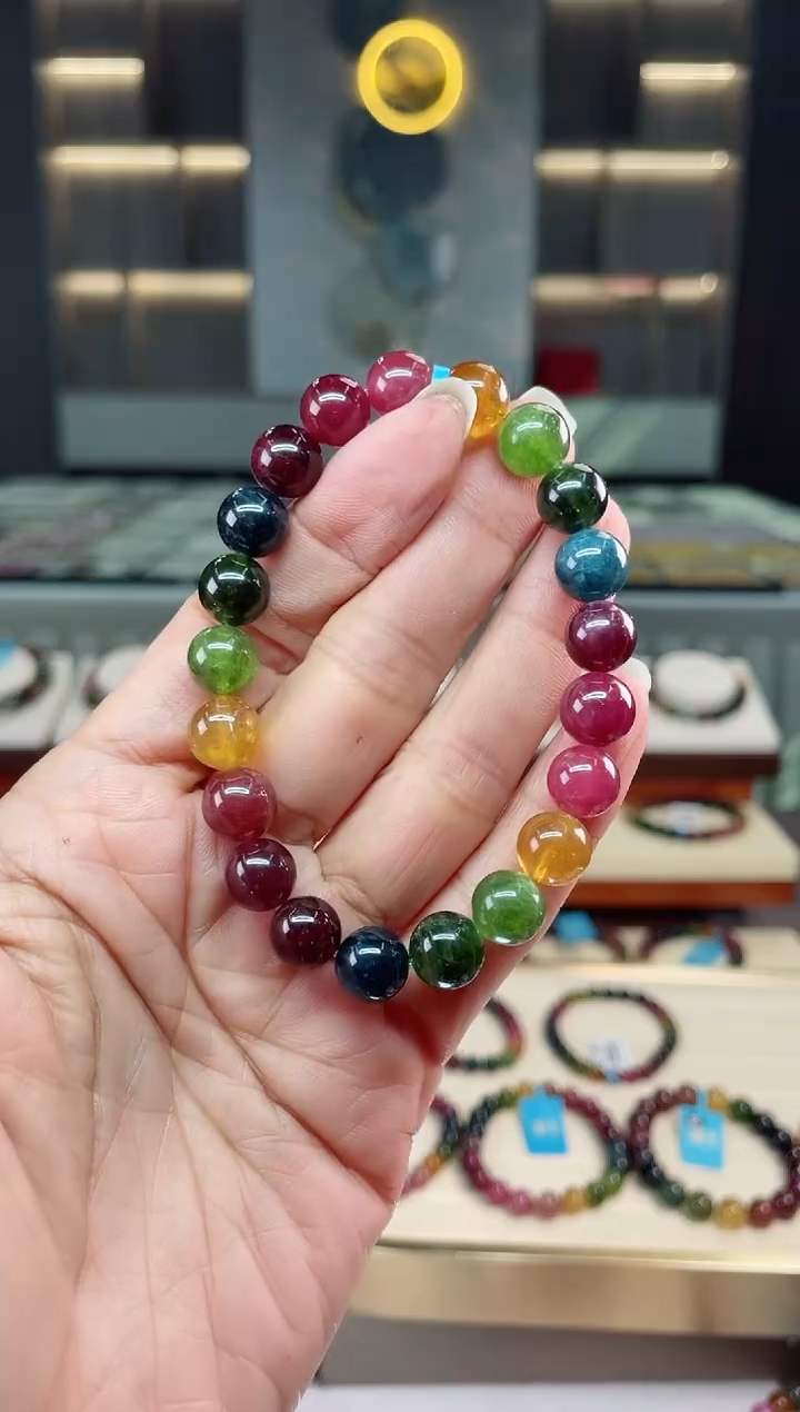 【闪购商品】碧玺单圈手串未镶嵌（多样性发一条）Q