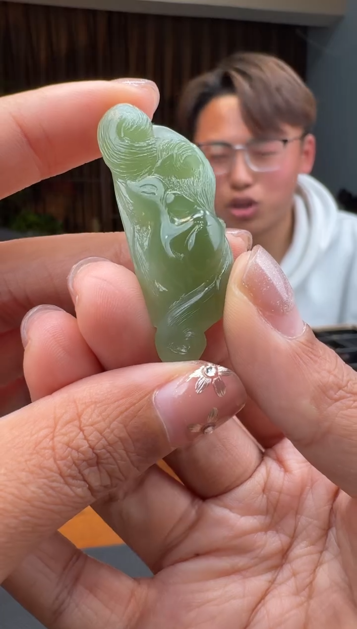 【闪购商品】和田玉53未镶嵌2.10小朱多样性发货