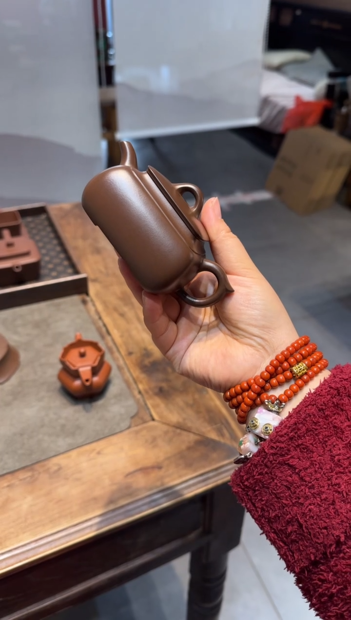 茶壶紫砂M**包长四方 紫砂壶