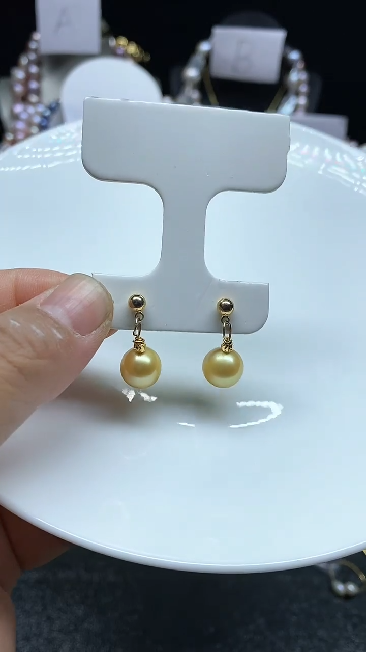 【闪购商品】淡水珍珠耳饰未镶嵌多人