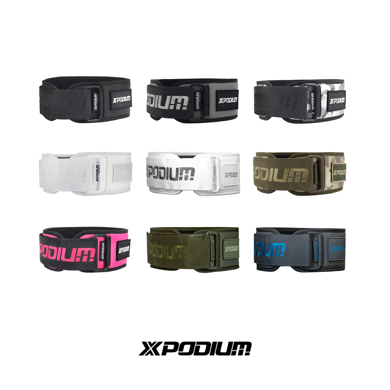 XPODIUM护腰深蹲举重健身腰带男女硬拉器械训练贴身收腹卧推抖音