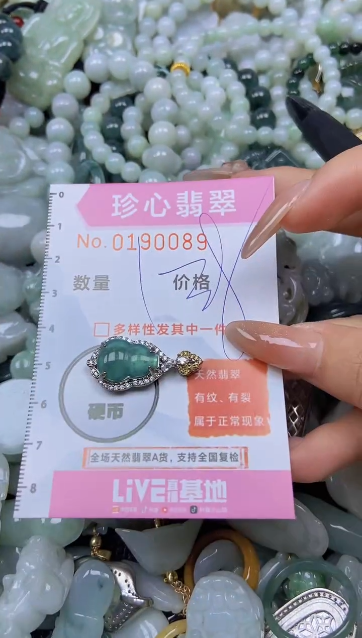 翡翠未镶嵌颈饰闪购链接0190089