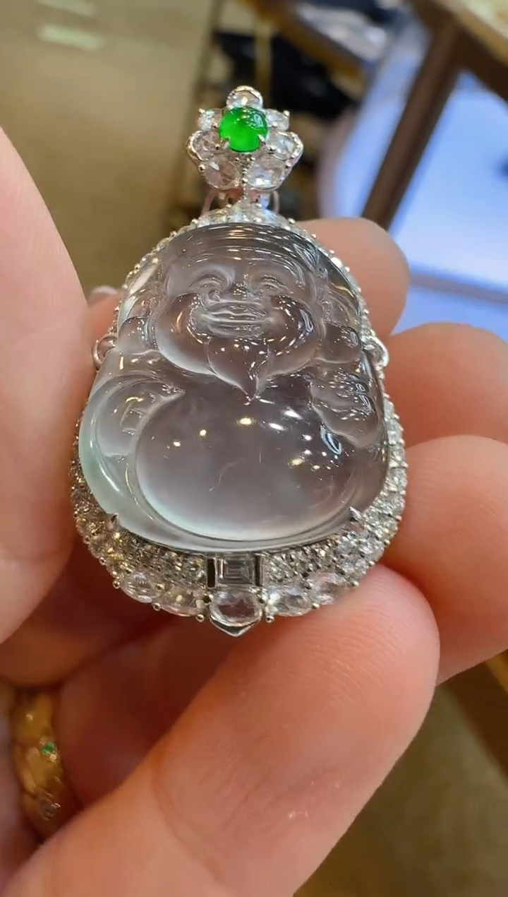 【闪购商品】翡翠吊坠(不含链)18K金镶嵌多样性团购发一件