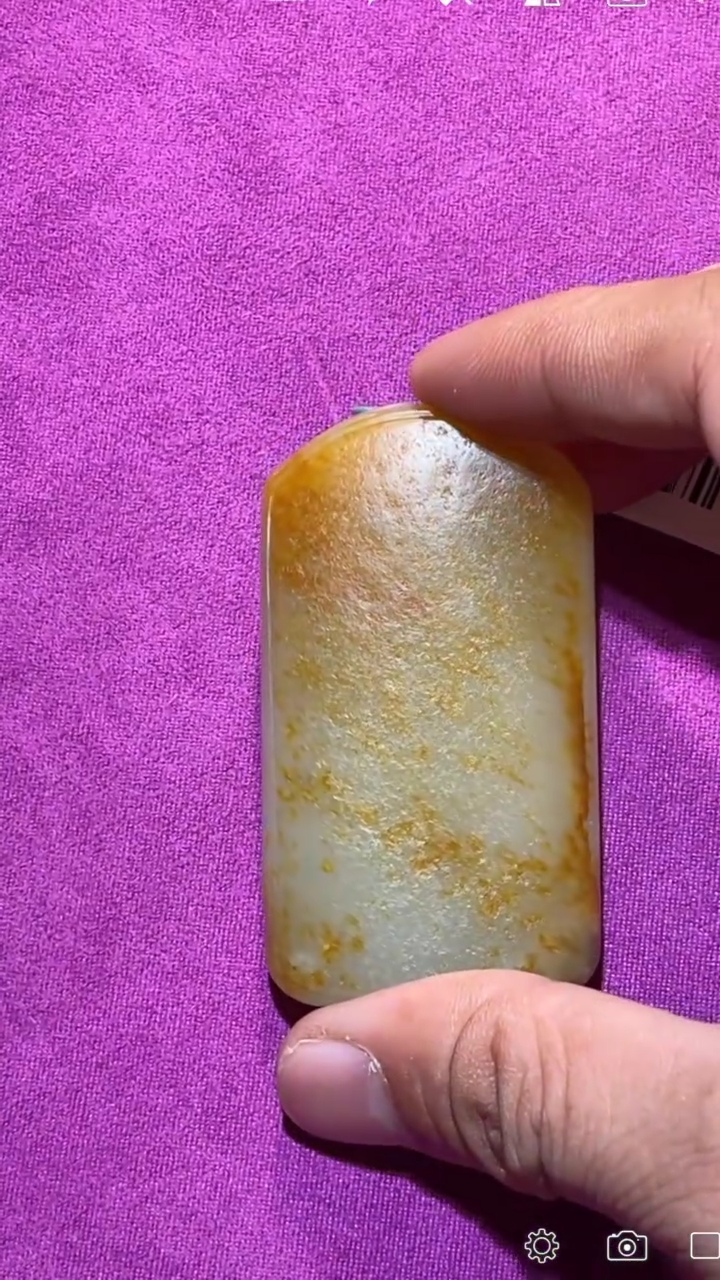 【闪购商品】和田玉BH945未镶嵌云纹无事牌吊坠