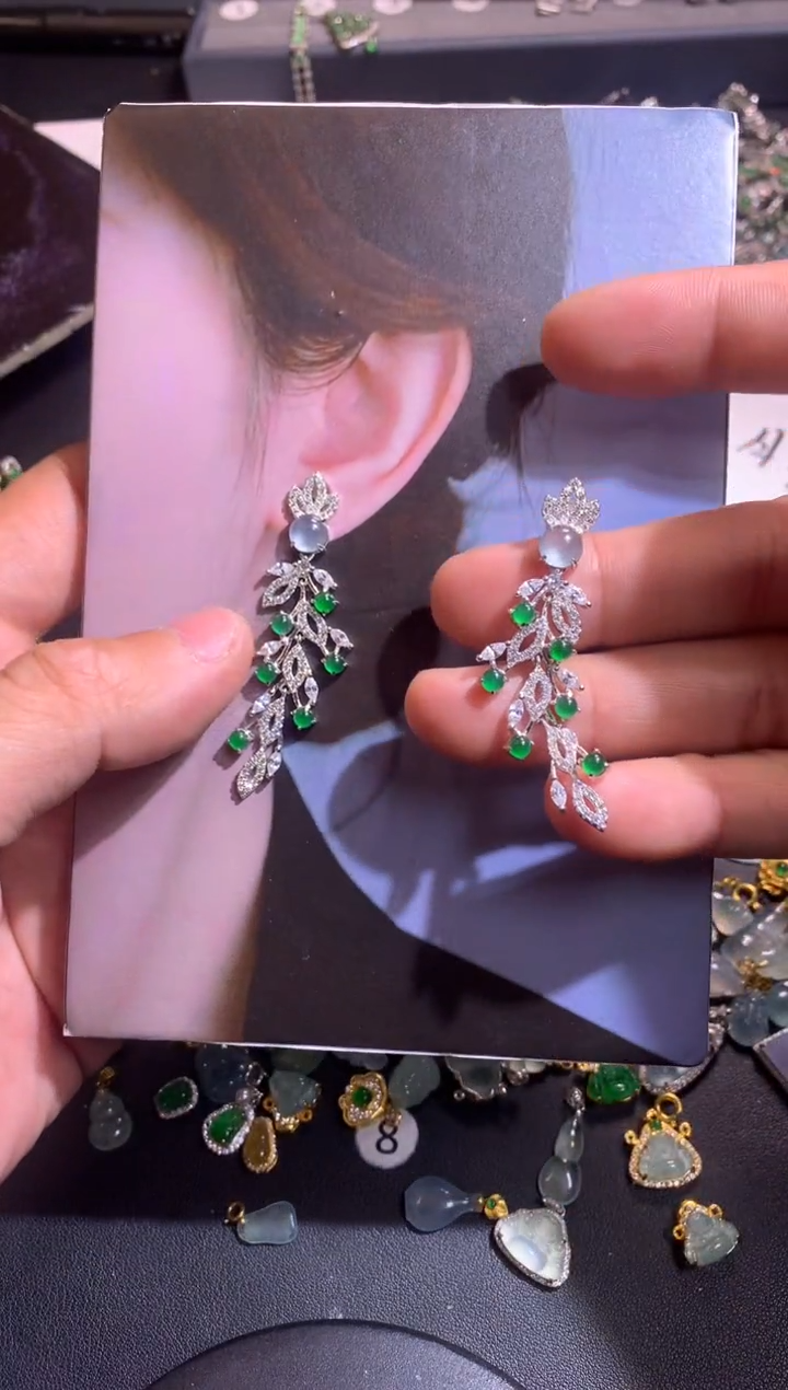 【闪购商品】翡翠吊坠(不含链)银S925镶嵌1