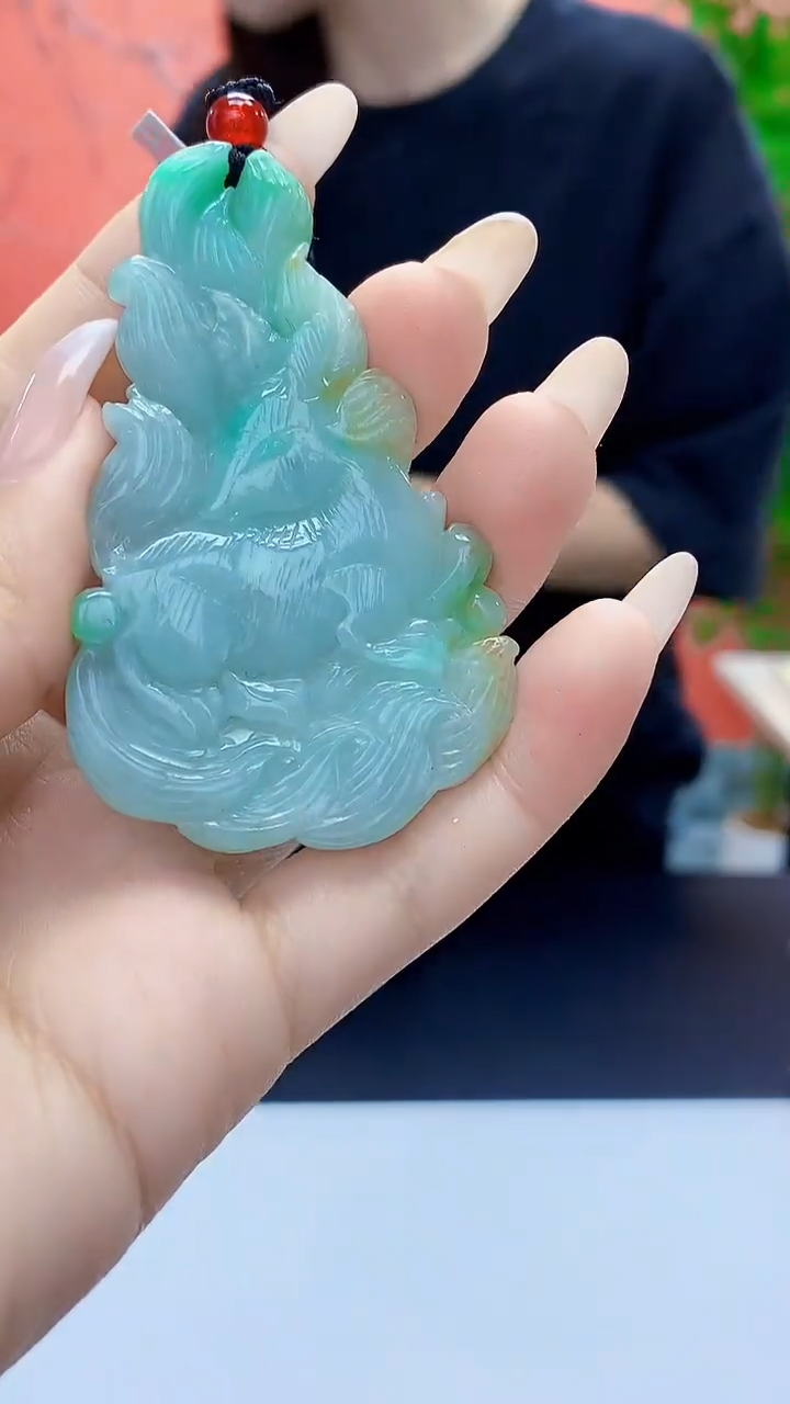 未镶嵌定制翡翠4829ty-毛货挂件246