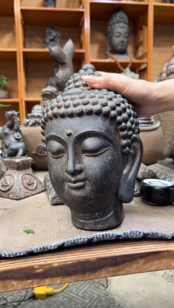陶土【火山泥】小佛首