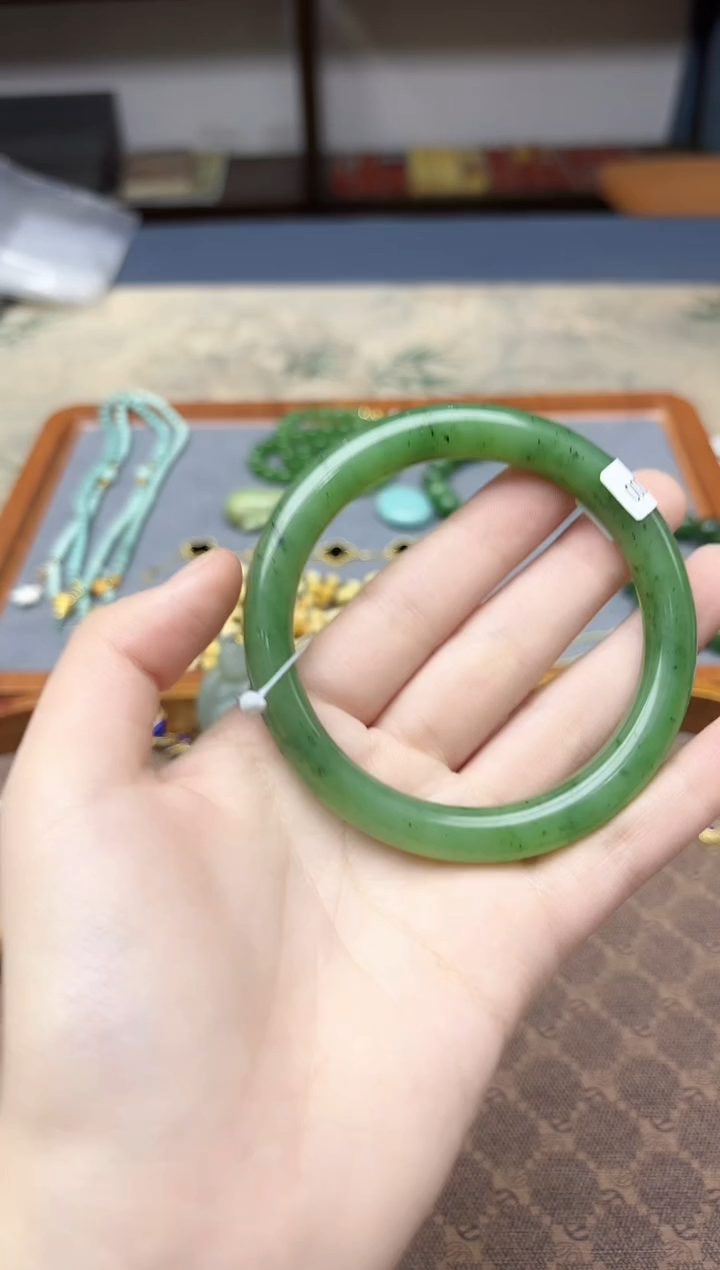 未镶嵌手镯和田玉和田玉手镯57#YR