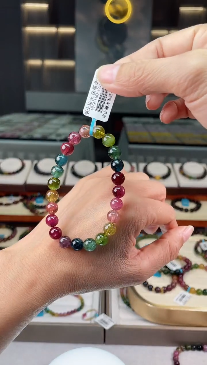 【闪购商品】碧玺单圈手串未镶嵌（多样性发一条）Q