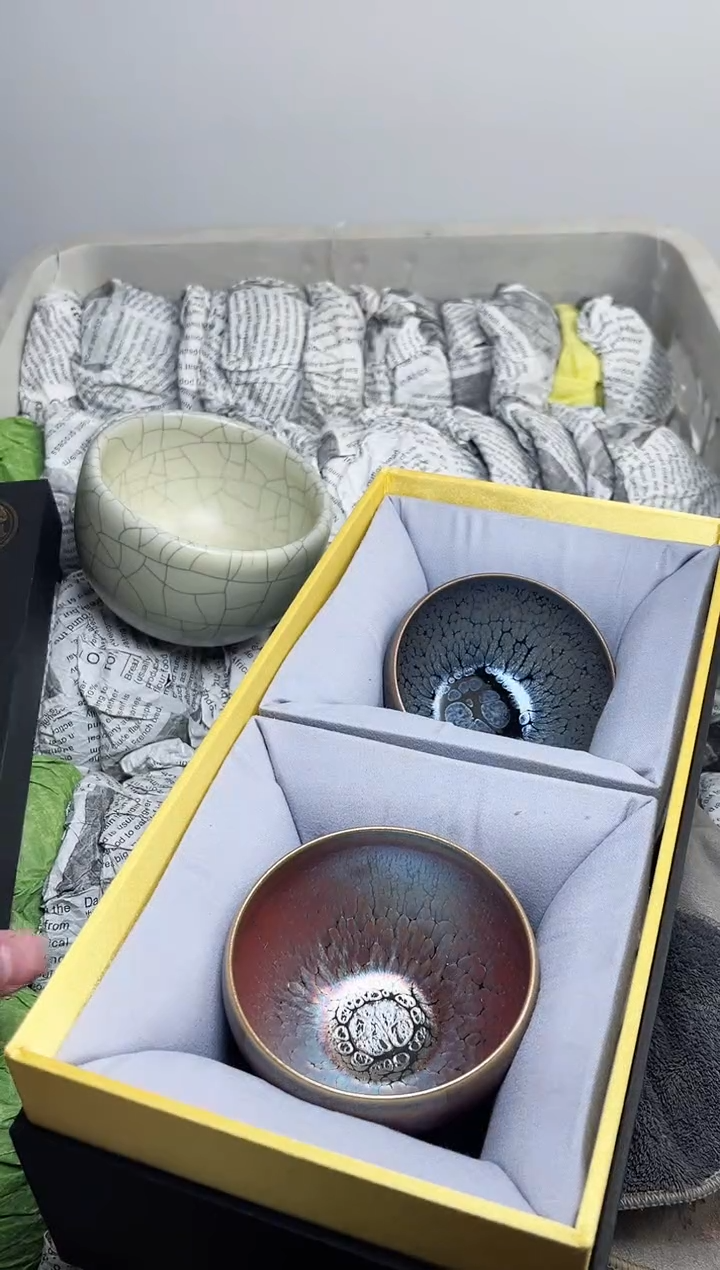 【闪购商品】茶盏带礼盒对杯586高端茶器主人杯