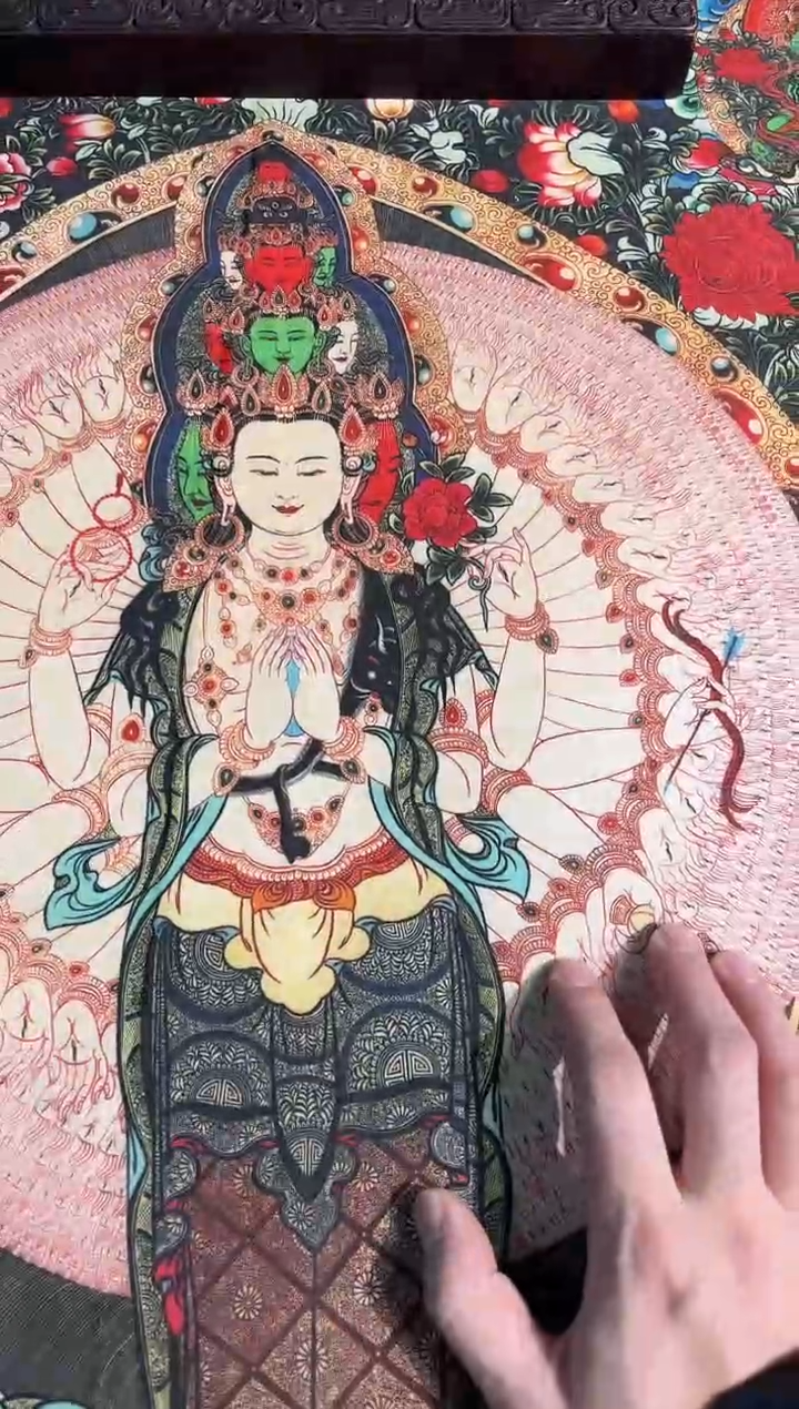 卷轴画天天的唐卡tk160