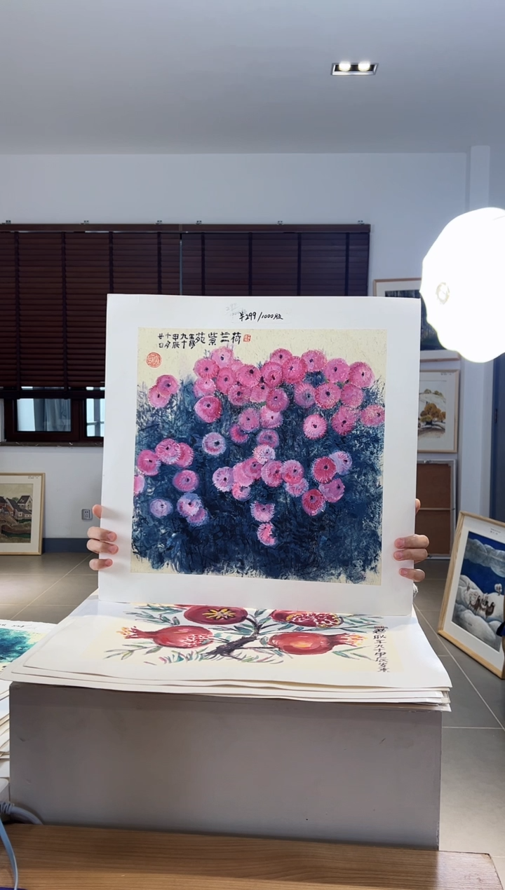【闪购商品】版画限量亲签盖章版画S