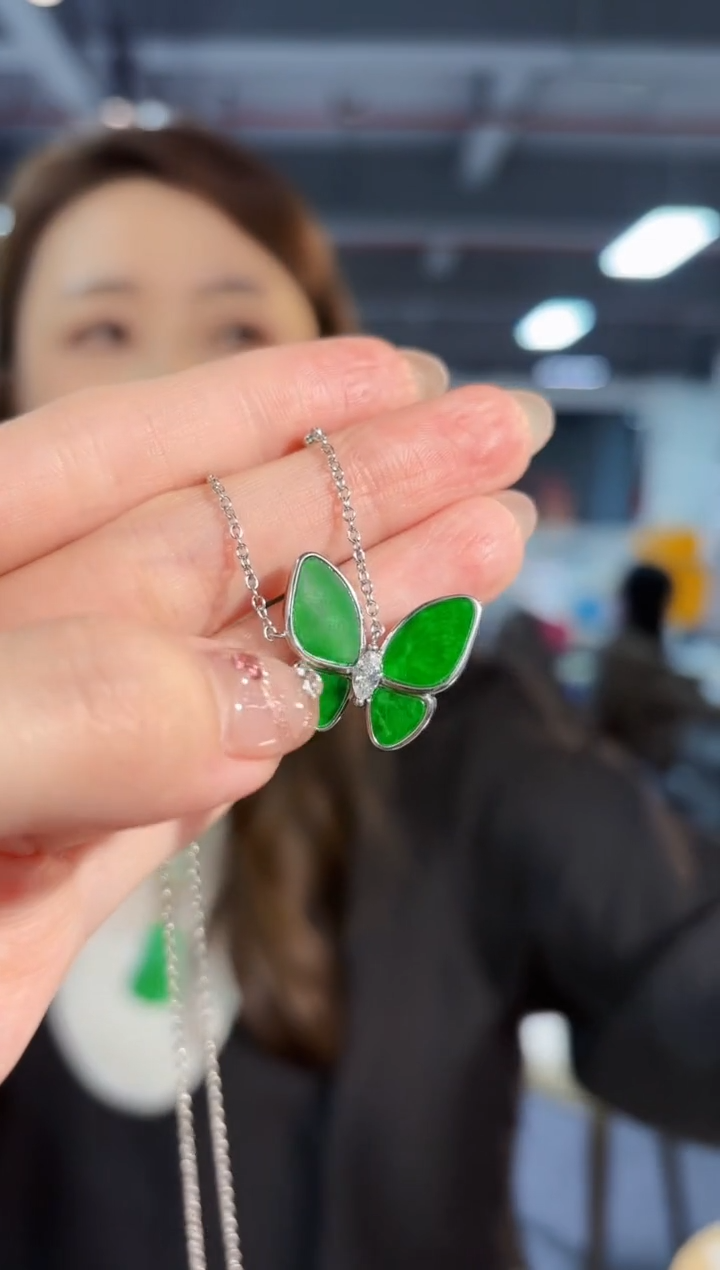 【闪购商品】翡翠颈饰未镶嵌缅料A货/支持复检/一件