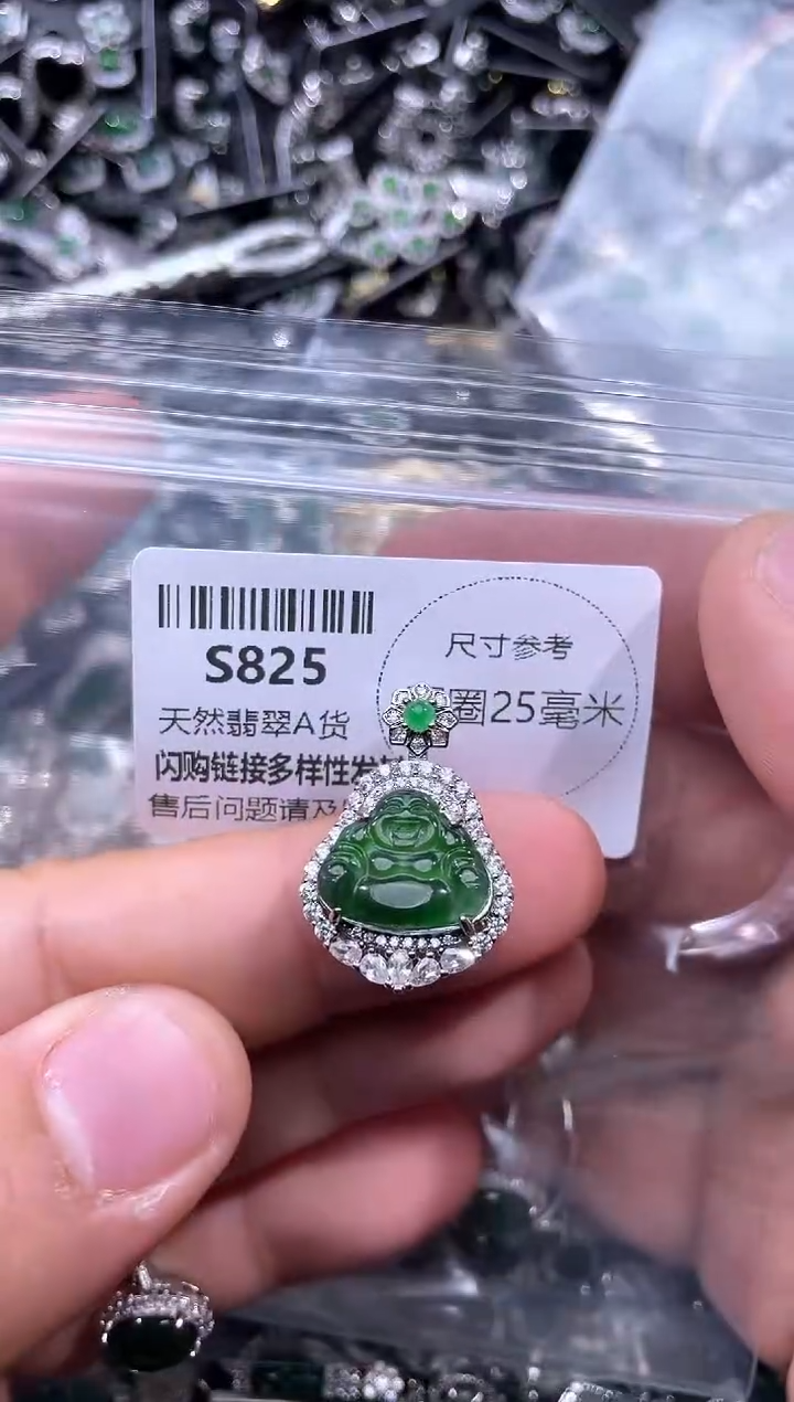 【闪购商品】翡翠未镶嵌颈饰S825吊坠