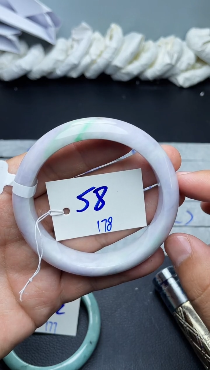 未镶嵌手镯翡翠柚*178