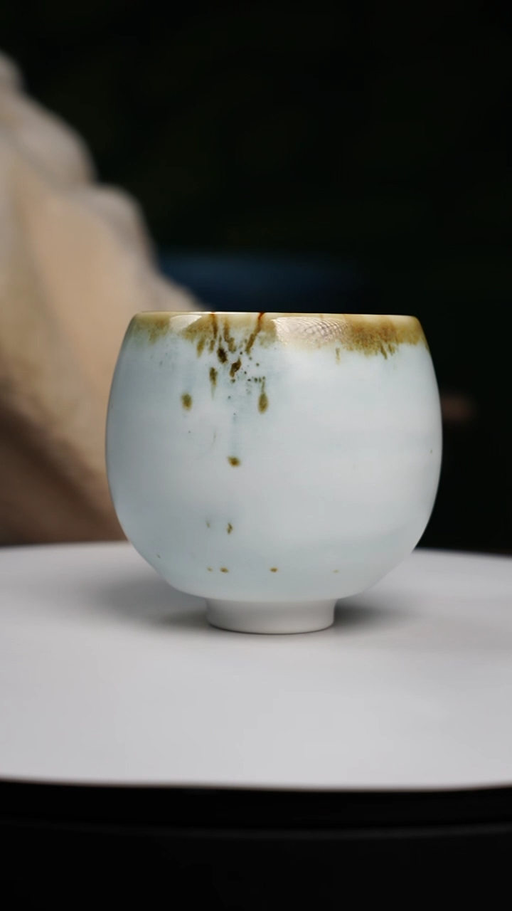 【闪购商品】吴远中未名窑未名款荒原蛋型杯120cc