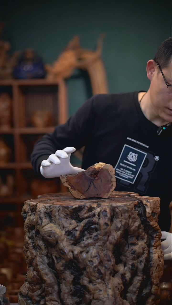 【闪购商品】枣木雷击枣木底座