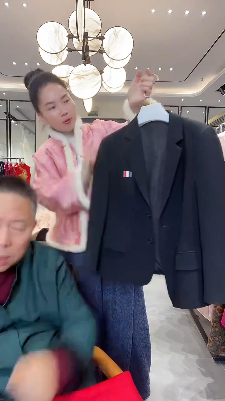 黑色小西装进口面料m码 499