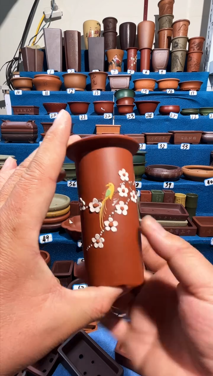 【闪购商品】紫砂紫砂花盆4.5*11