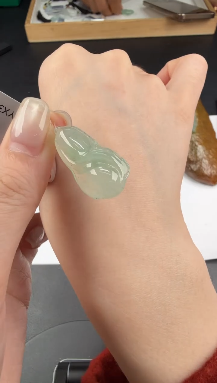 吊坠(不含链)未镶嵌翡翠翡翠饰品-157