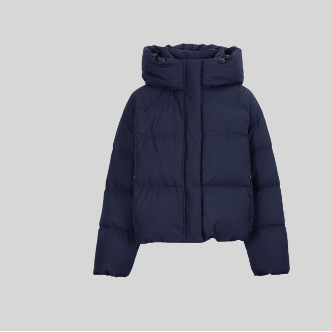 ZH 1019679新款高端中空纱短款羽绒服