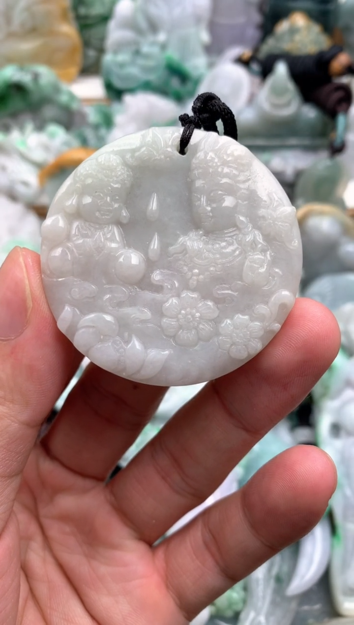 吊坠(不含链)未镶嵌翡翠1