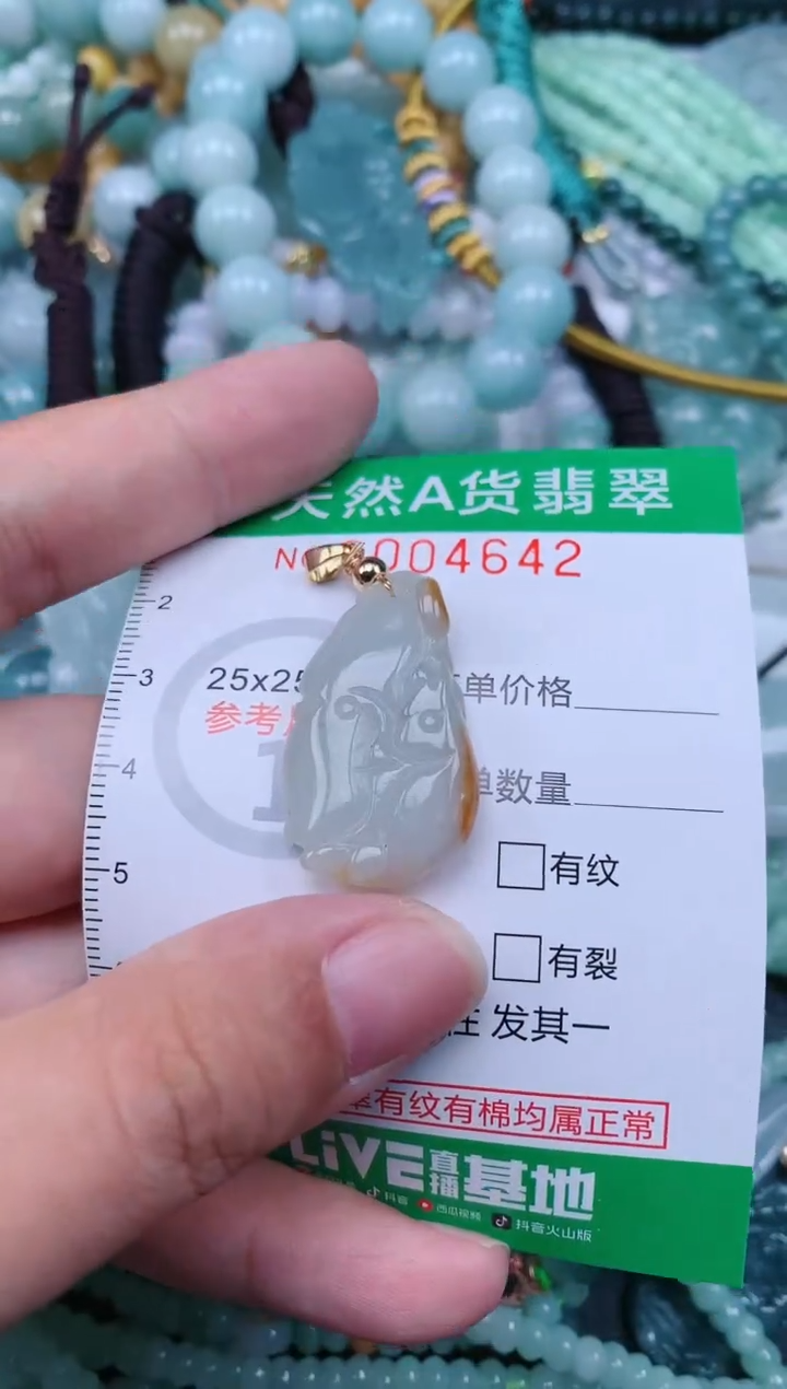 翡翠未镶嵌颈饰.0004642