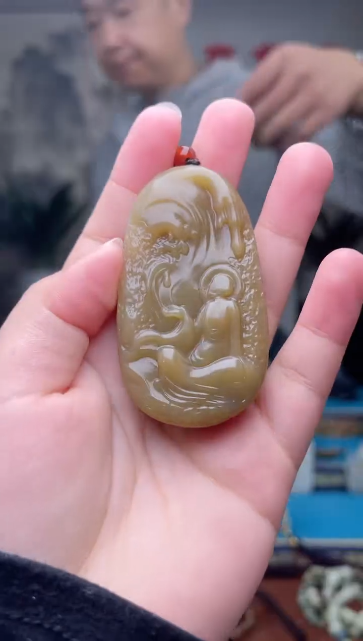 【闪购商品】和田玉未镶嵌挂件1
