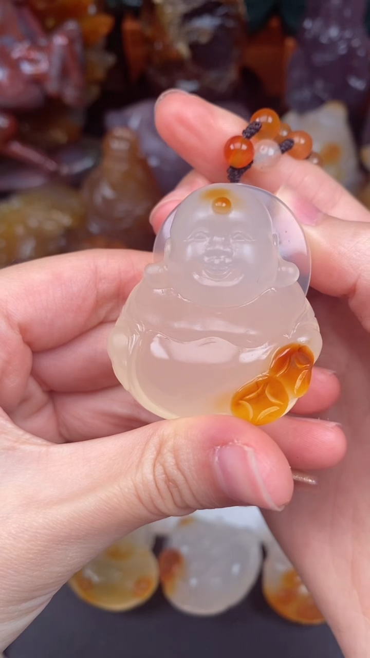 玛瑙/玉髓颈饰未镶嵌悟*AA