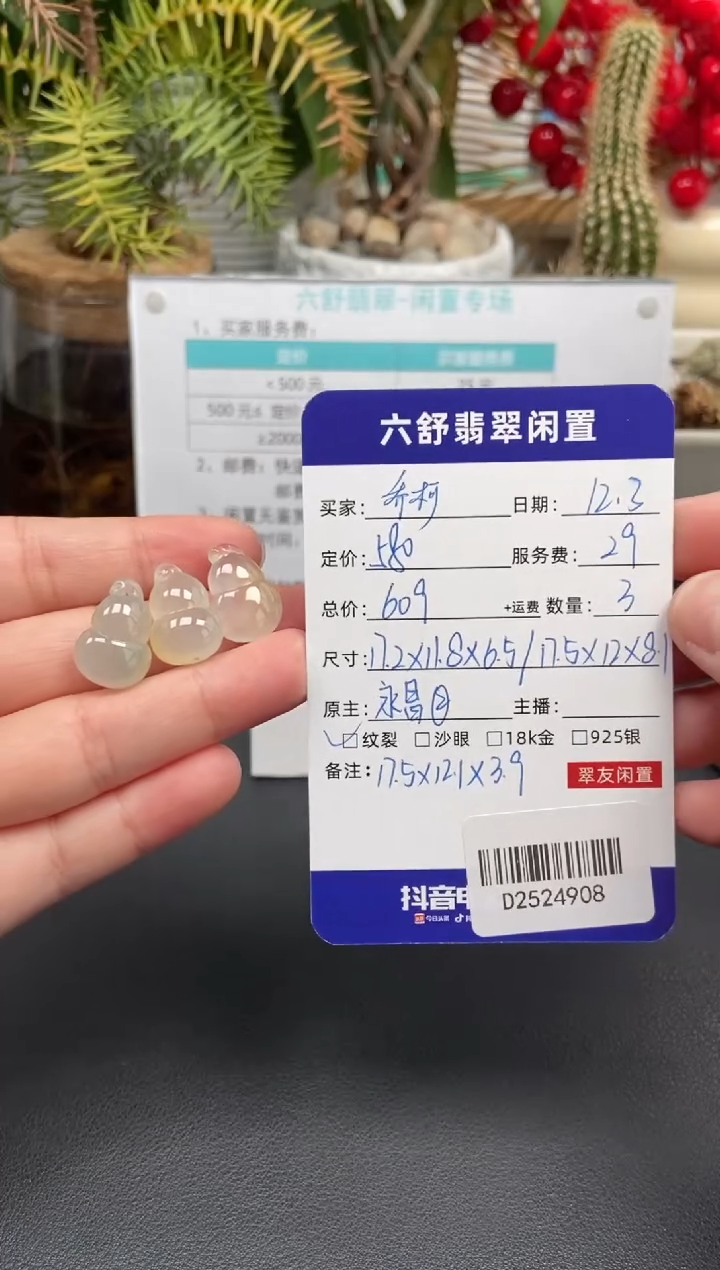 颈饰未镶嵌翡翠乔**3D2524908