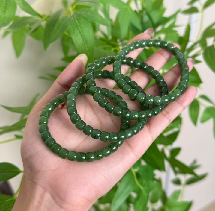 【老掌柜】碧玉直切手串/多样性发一件 DKN072001