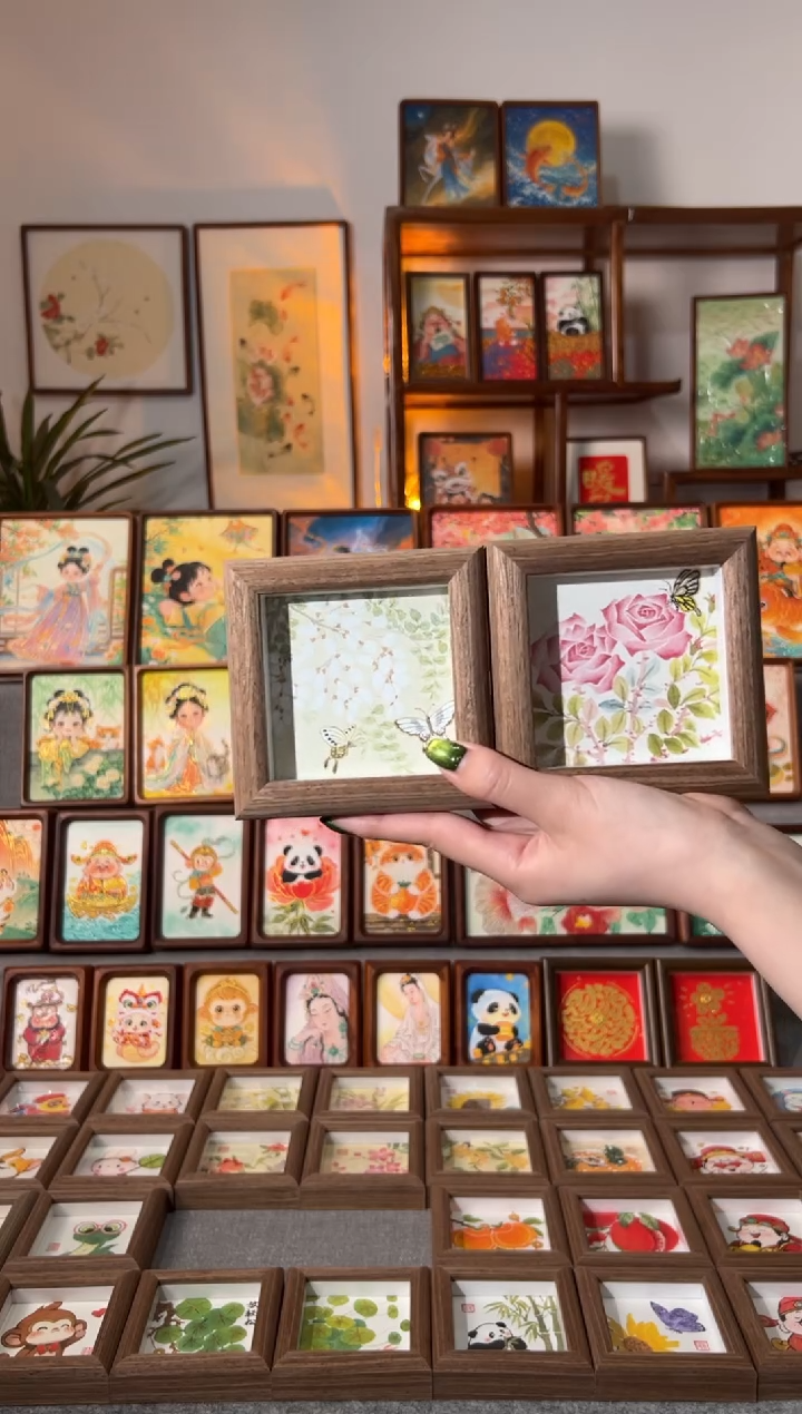 【闪购商品】国画小槐花 小玫瑰 一组11