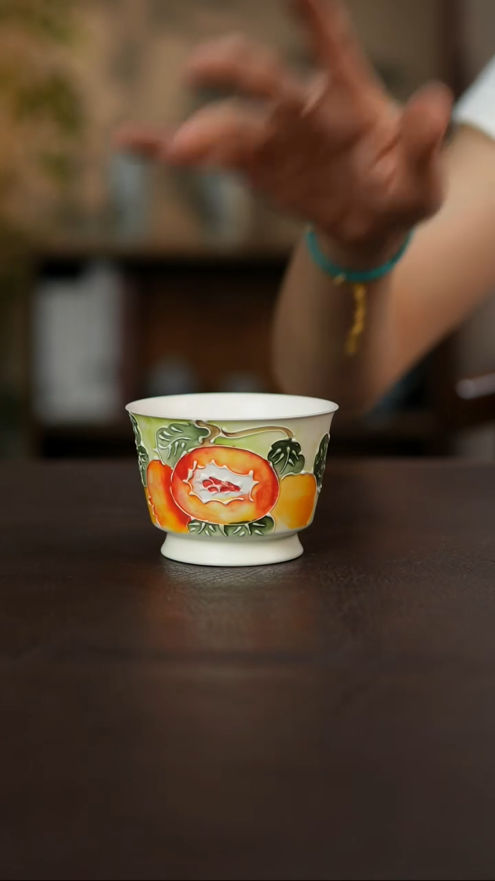杯景德镇陶瓷杯碗柴烧多人