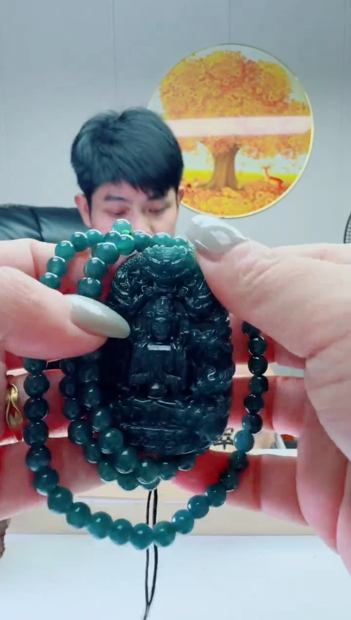 翡翠未镶嵌颈饰多样性随机发其一