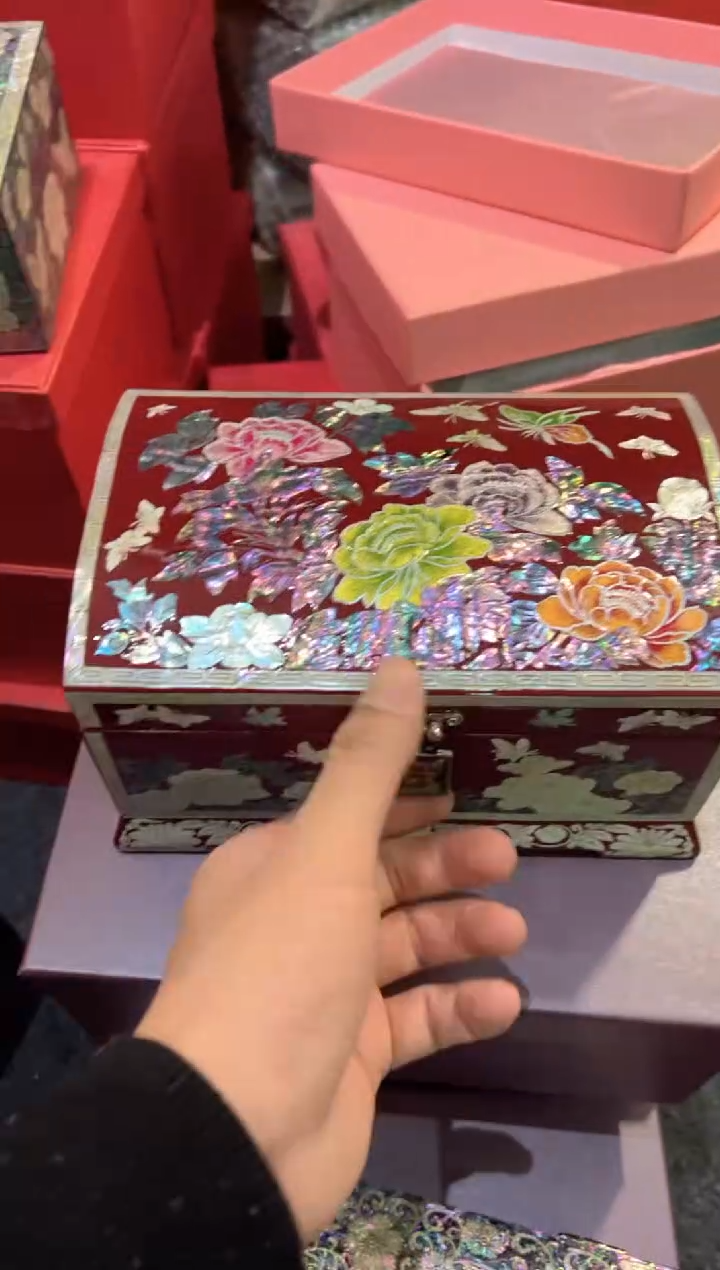 【闪购商品】微瑕不退换按扣满贝弘贝雅螺钿漆器文化馆