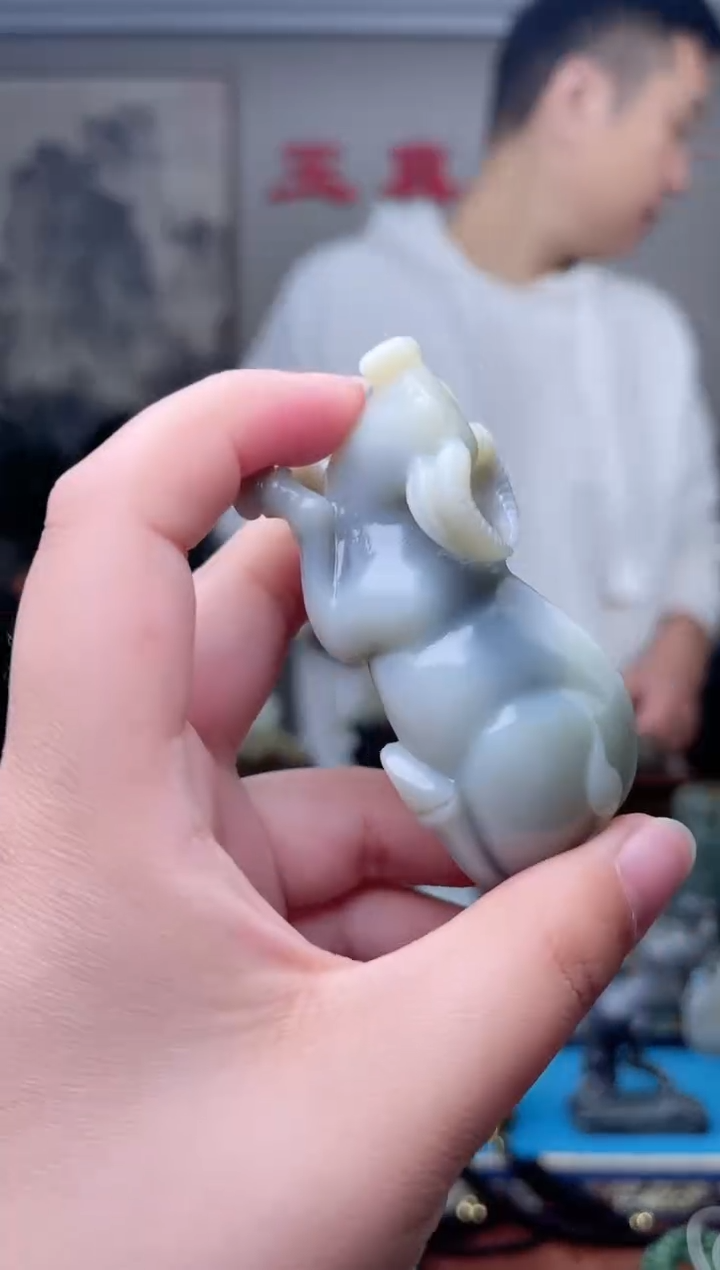 和田玉未镶嵌挂件1