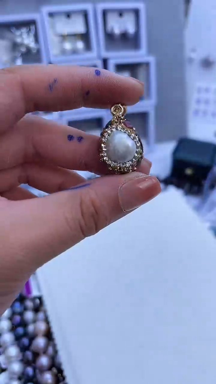 【闪购商品】淡水珍珠吊坠《不含链》未镶嵌214