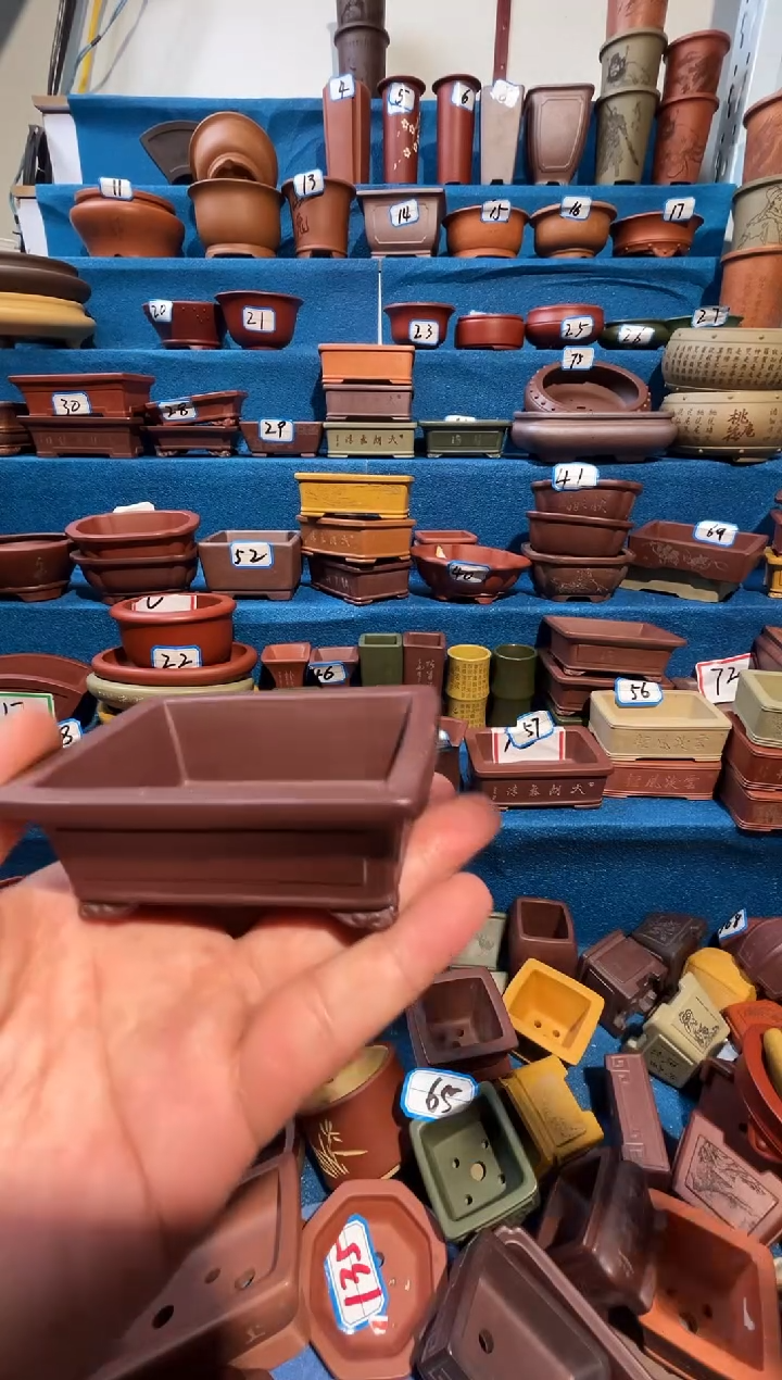 【闪购商品】紫砂紫砂花盆8*6*3微暇