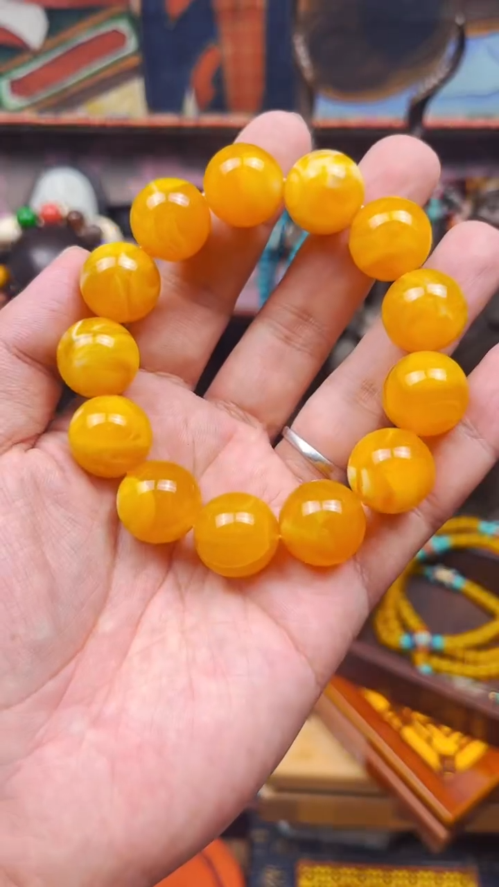 未镶嵌蜜蜡裸石老赵专属精品文玩