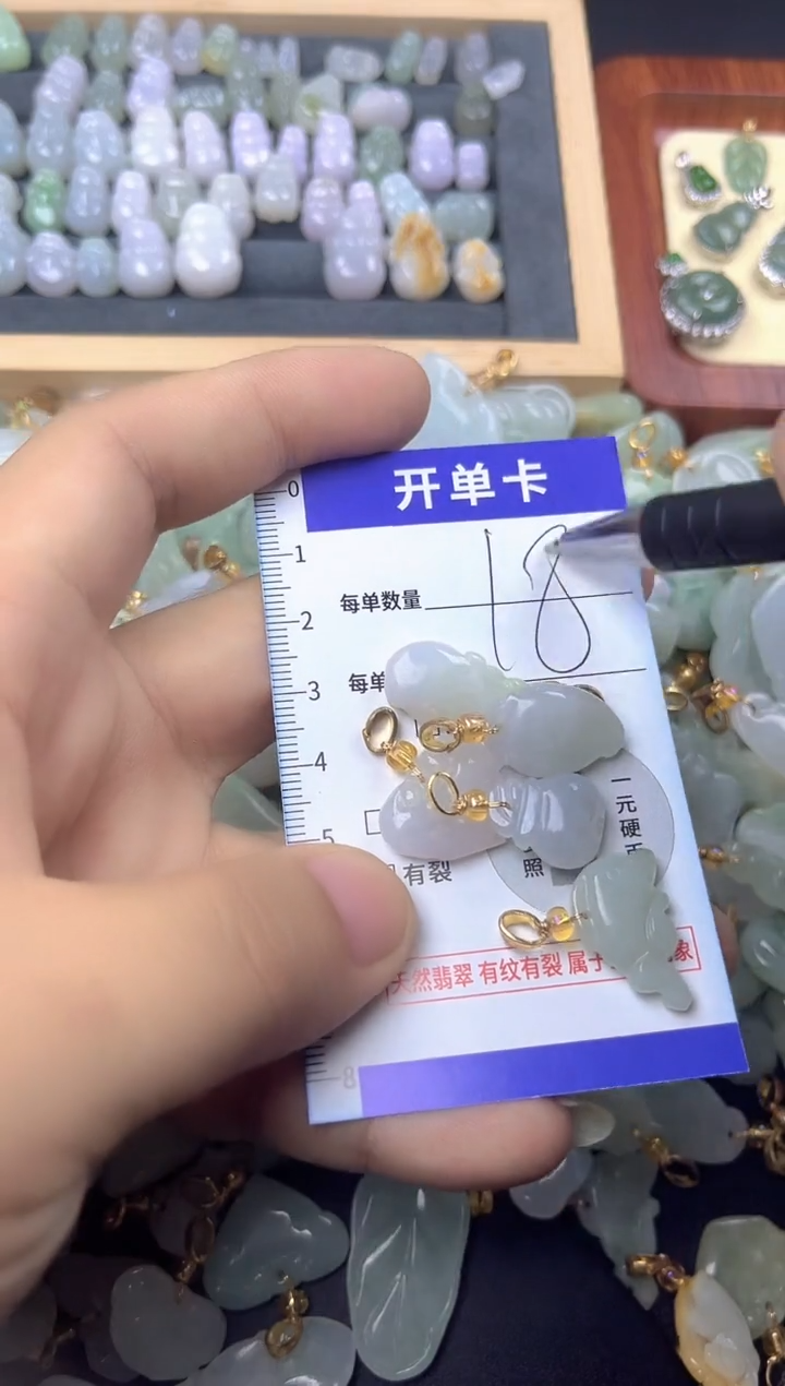 颈饰未镶嵌翡翠天然A货翡翠