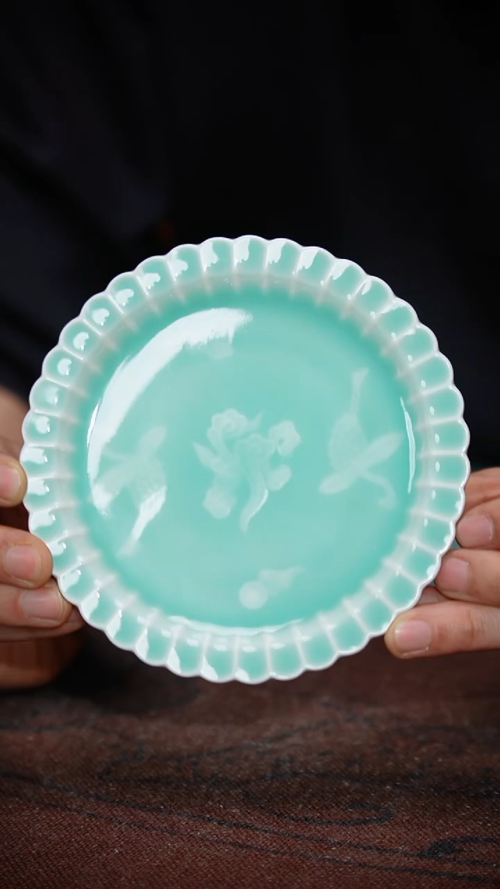 【闪购商品】170-1云鹤花瓣洗（李生和）