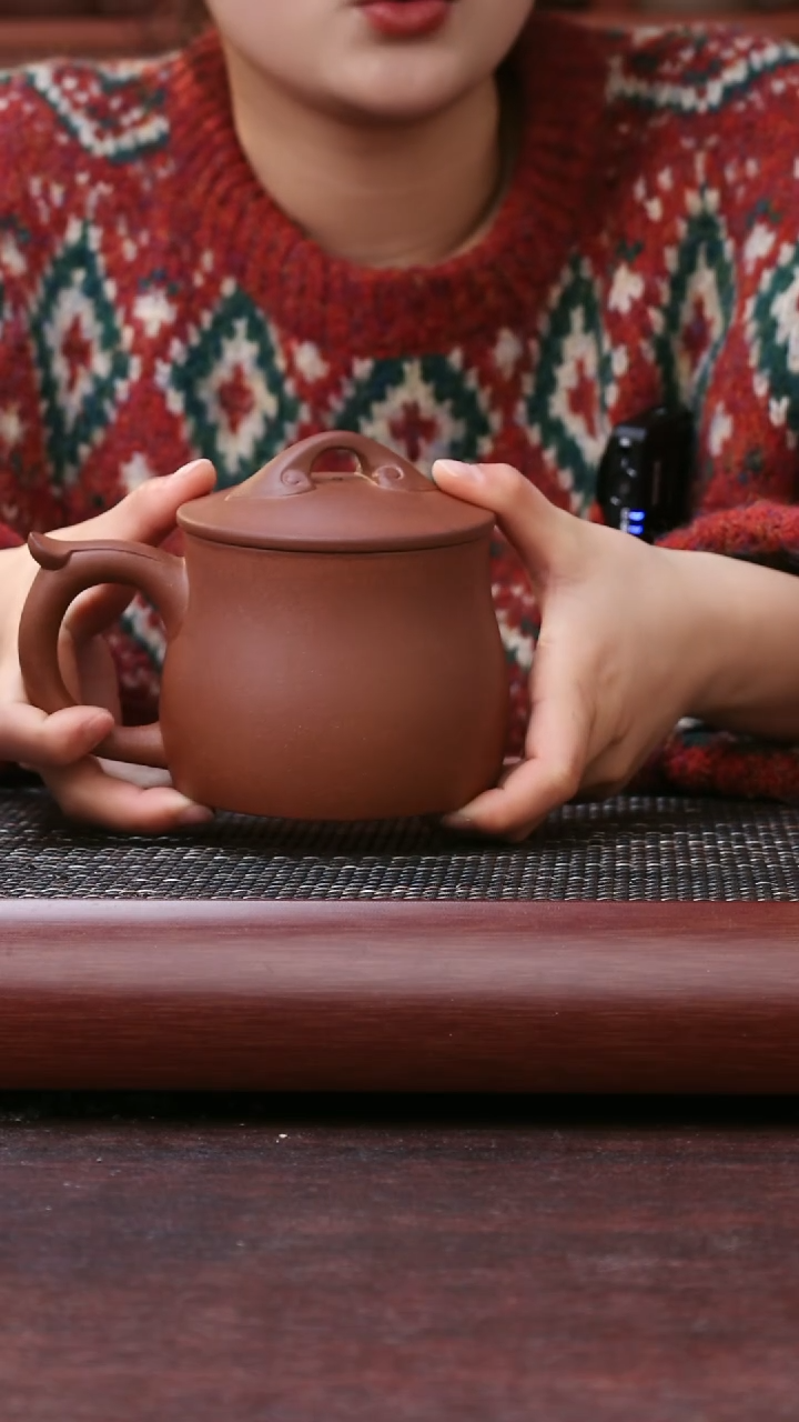 【闪购商品】紫砂公道杯封釉中槽如意