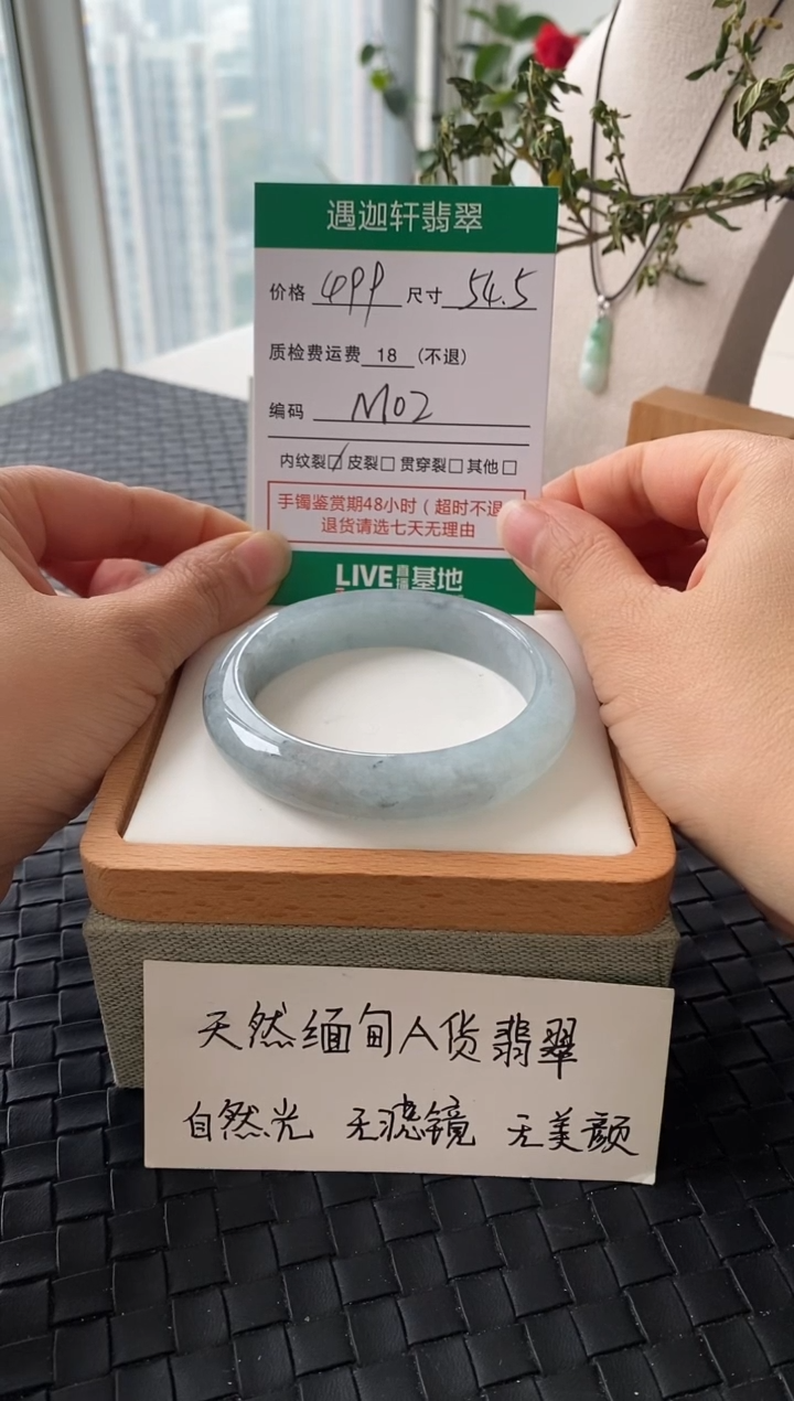 未镶嵌手镯翡翠?****人M02 圈口54.5