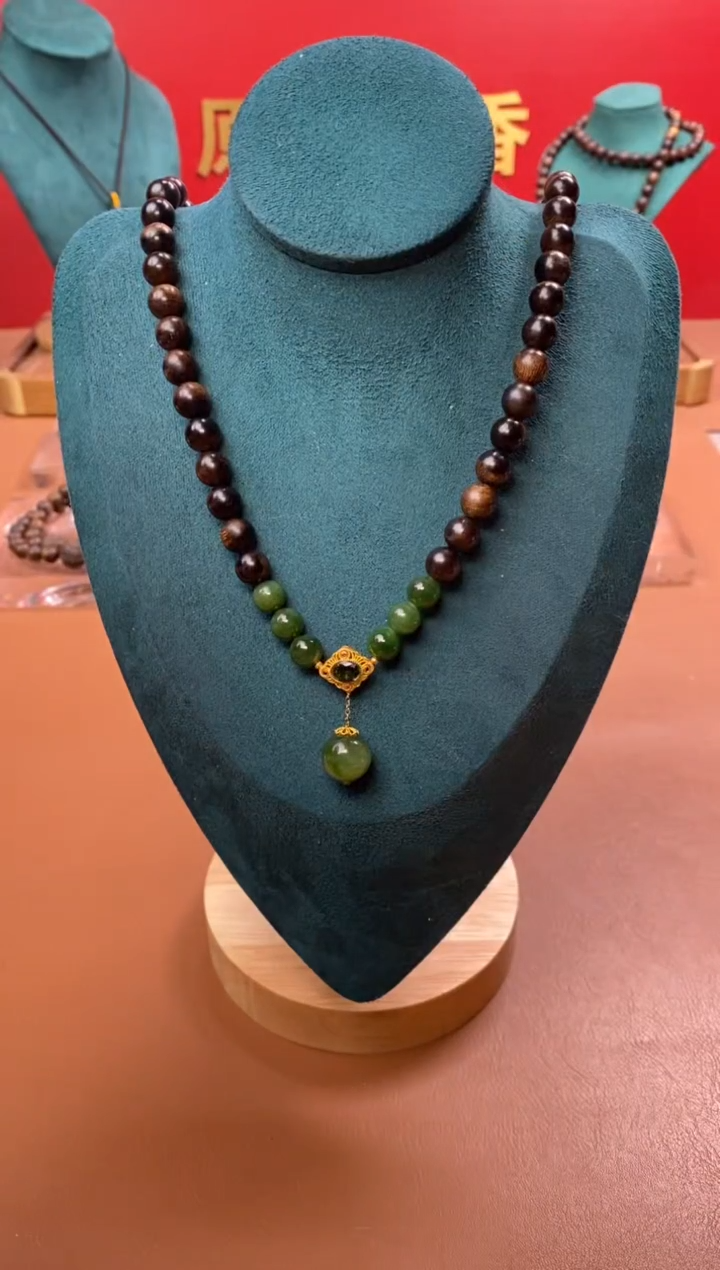 【闪购商品】沉香手串Y紫棋玉化瘤疤08多FD99284454