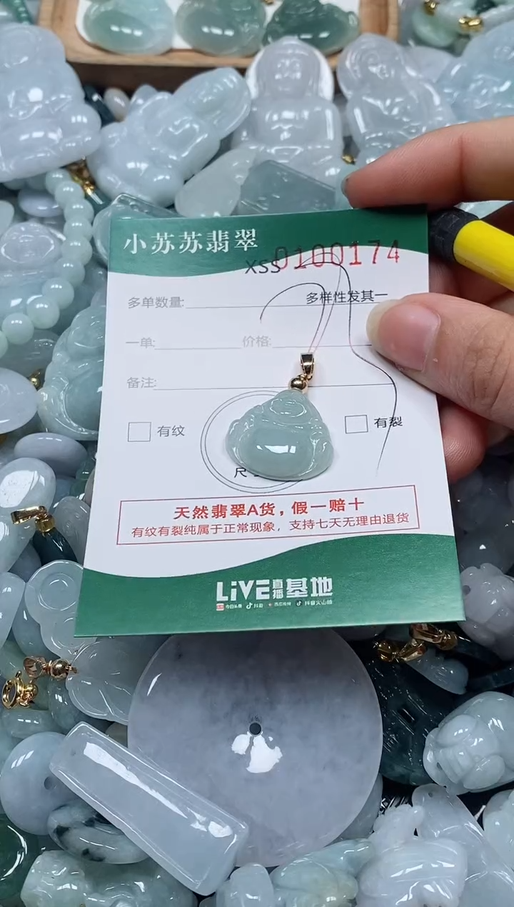 【闪购商品】翡翠颈饰未镶嵌闪购商品0100174