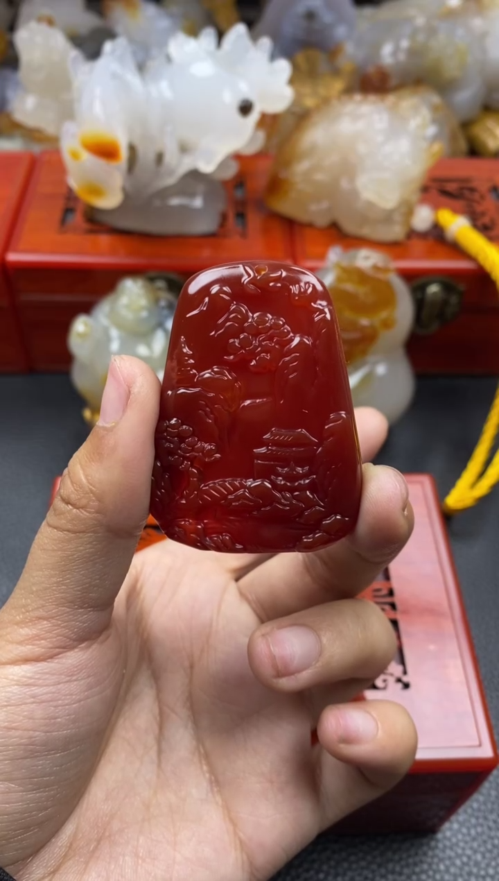 【闪购商品】玛瑙/玉髓挂件未镶嵌00