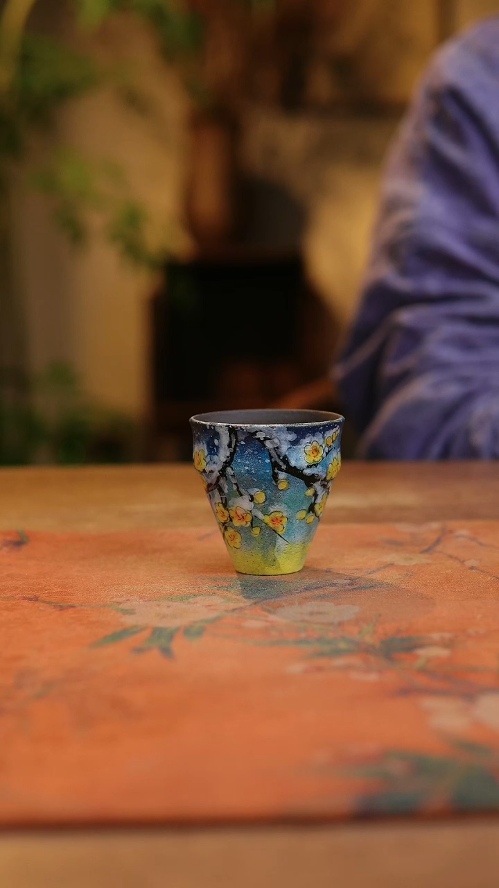 【闪购商品】瓷片1010景德镇手工手绘釉下彩高温瓷