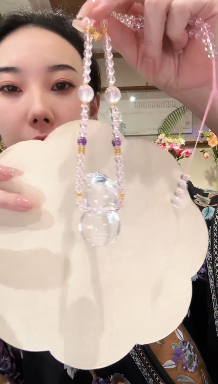 【闪购商品】水晶颈饰未镶嵌国风