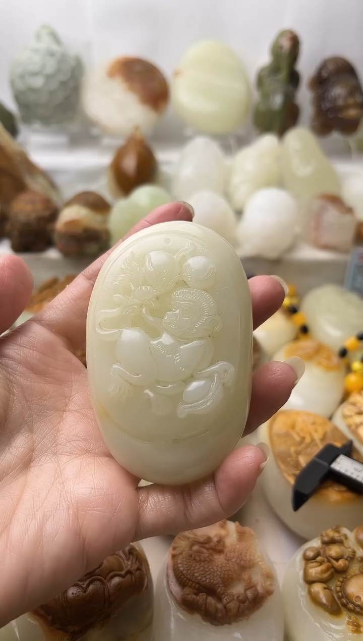 石材古青石棉纹正常不退换猴