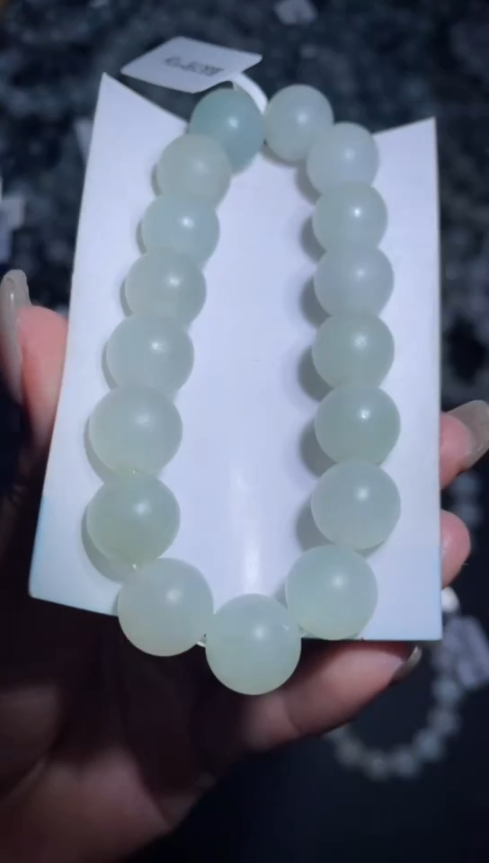 【闪购商品】定制翡翠未镶嵌天然缅甸A货翡翠手串29